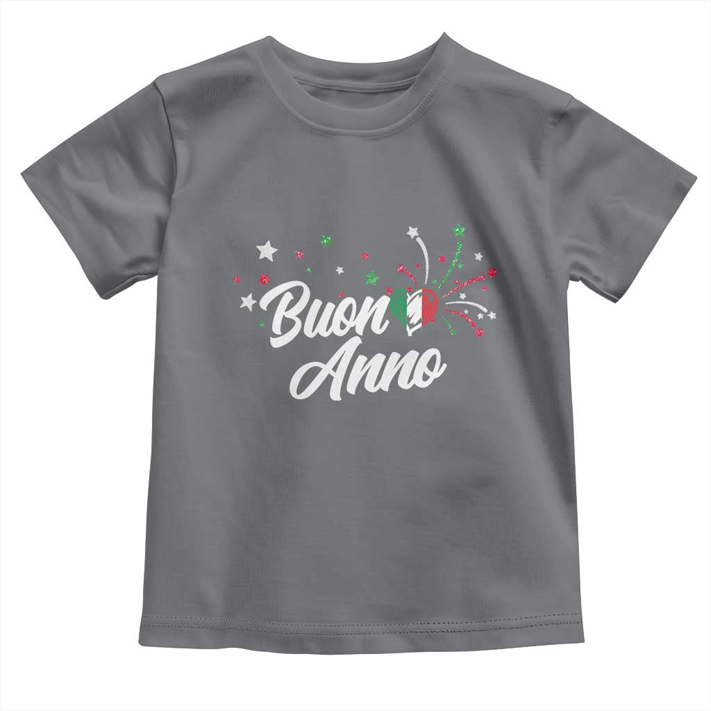 Funny Buon Anno Itlalian New Year Toddler T Shirt Italy Heart - Wonder Print Shop
