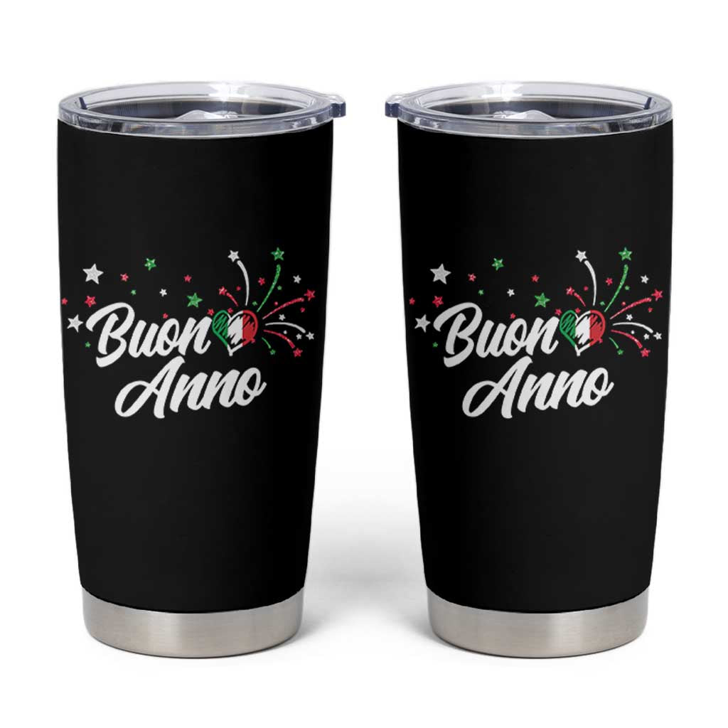 Funny Buon Anno Itlalian New Year Tumbler Cup Italy Heart - Wonder Print Shop