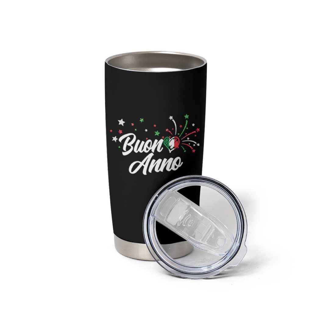Funny Buon Anno Itlalian New Year Tumbler Cup Italy Heart - Wonder Print Shop
