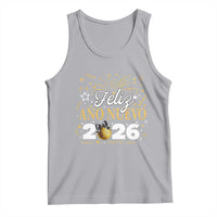 Spanish New Year 2026 Tank Top Feliz Ano Nuevo NYE Party Faux Glitter Effect Printed - Wonder Print Shop