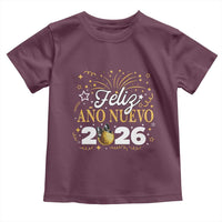 Spanish New Year 2026 Toddler T Shirt Feliz Ano Nuevo NYE Party Faux Glitter Effect Printed - Wonder Print Shop