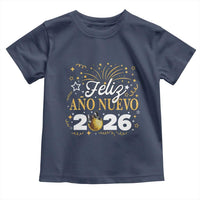 Spanish New Year 2026 Toddler T Shirt Feliz Ano Nuevo NYE Party Faux Glitter Effect Printed - Wonder Print Shop