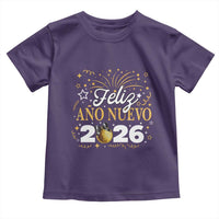 Spanish New Year 2026 Toddler T Shirt Feliz Ano Nuevo NYE Party Faux Glitter Effect Printed - Wonder Print Shop