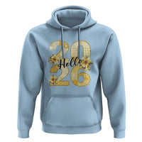 Hello New Year 2026 Vintage Floral Patchwork Quilt Hoodie - Wonder Print Shop
