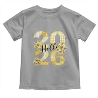 Hello New Year 2026 Vintage Floral Patchwork Quilt Toddler T Shirt - Wonder Print Shop
