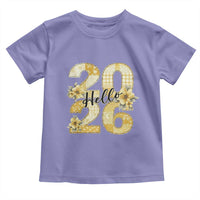 Hello New Year 2026 Vintage Floral Patchwork Quilt Toddler T Shirt - Wonder Print Shop