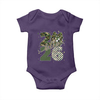 Camo Happy New Year Party 2026 Baby Onesie Camouflage Disco Ball - Wonder Print Shop