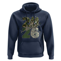 Camo Happy New Year Party 2026 Hoodie Camouflage Disco Ball - Wonder Print Shop