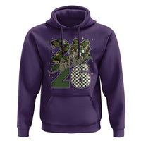 Camo Happy New Year Party 2026 Hoodie Camouflage Disco Ball - Wonder Print Shop