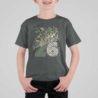 Camo Happy New Year Party 2026 T Shirt For Kid Camouflage Disco Ball - Wonder Print Shop