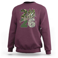 Camo Happy New Year Party 2026 Sweatshirt Camouflage Disco Ball - Wonder Print Shop