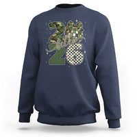 Camo Happy New Year Party 2026 Sweatshirt Camouflage Disco Ball - Wonder Print Shop