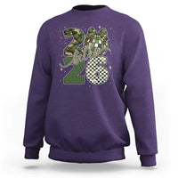 Camo Happy New Year Party 2026 Sweatshirt Camouflage Disco Ball - Wonder Print Shop