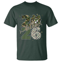 Camo Happy New Year Party 2026 T Shirt Camouflage Disco Ball - Wonder Print Shop