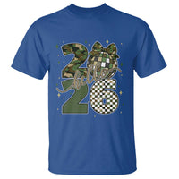 Camo Happy New Year Party 2026 T Shirt Camouflage Disco Ball - Wonder Print Shop