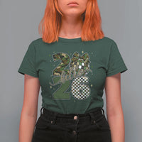 Camo Happy New Year Party 2026 T Shirt For Women Camouflage Disco Ball - Wonder Print Shop