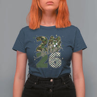 Camo Happy New Year Party 2026 T Shirt For Women Camouflage Disco Ball - Wonder Print Shop