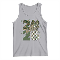 Camo Happy New Year Party 2026 Tank Top Camouflage Disco Ball - Wonder Print Shop