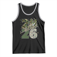 Camo Happy New Year Party 2026 Tank Top Camouflage Disco Ball - Wonder Print Shop