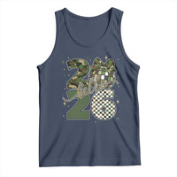Camo Happy New Year Party 2026 Tank Top Camouflage Disco Ball - Wonder Print Shop