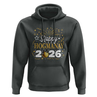 Scottish New Year 2026 Hoodie Happy Hogmanay NYE Party Faux Glitter Effect Printed - Wonder Print Shop