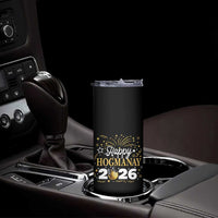 Scottish New Year 2026 Skinny Tumbler Happy Hogmanay NYE Party Faux Glitter Effect Printed - Wonder Print Shop