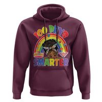 Funny 100 Days Smarter Afro African American Girl Hoodie