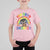 Funny 100 Days Smarter Afro African American Girl T Shirt For Kid