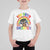 Funny 100 Days Smarter Afro African American Girl T Shirt For Kid