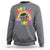 Funny 100 Days Smarter Afro African American Girl Sweatshirt