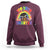 Funny 100 Days Smarter Afro African American Girl Sweatshirt