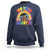 Funny 100 Days Smarter Afro African American Girl Sweatshirt