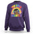 Funny 100 Days Smarter Afro African American Girl Sweatshirt
