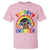 Funny 100 Days Smarter Afro African American Girl T Shirt