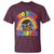 Funny 100 Days Smarter Afro African American Girl T Shirt