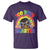 Funny 100 Days Smarter Afro African American Girl T Shirt