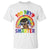 Funny 100 Days Smarter Afro African American Girl T Shirt