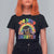 Funny 100 Days Smarter Afro African American Girl T Shirt For Women