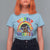 Funny 100 Days Smarter Afro African American Girl T Shirt For Women
