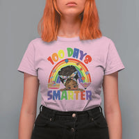 Funny 100 Days Smarter Afro African American Girl T Shirt For Women