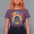 Funny 100 Days Smarter Afro African American Girl T Shirt For Women