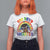 Funny 100 Days Smarter Afro African American Girl T Shirt For Women