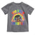 Funny 100 Days Smarter Afro African American Girl Toddler T Shirt