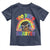 Funny 100 Days Smarter Afro African American Girl Toddler T Shirt