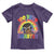 Funny 100 Days Smarter Afro African American Girl Toddler T Shirt