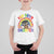 Funny 120 Days Smarter Afro African American Girl T Shirt For Kid