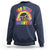 Funny 120 Days Smarter Afro African American Girl Sweatshirt