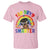Funny 120 Days Smarter Afro African American Girl T Shirt