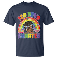 Funny 120 Days Smarter Afro African American Girl T Shirt