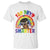 Funny 120 Days Smarter Afro African American Girl T Shirt